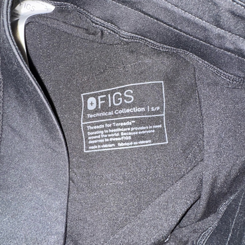 Figs Black High Waisted Livingston - Picture 3 of 3